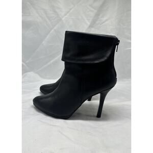 LRL Lauren Ralph Lauren Leola Women’s Size 6.5 B Black Leather Stiletto Zipper